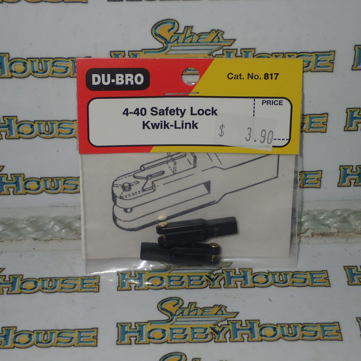 Dubro 817 - 4-40 Safety Lock Kwik-Link
