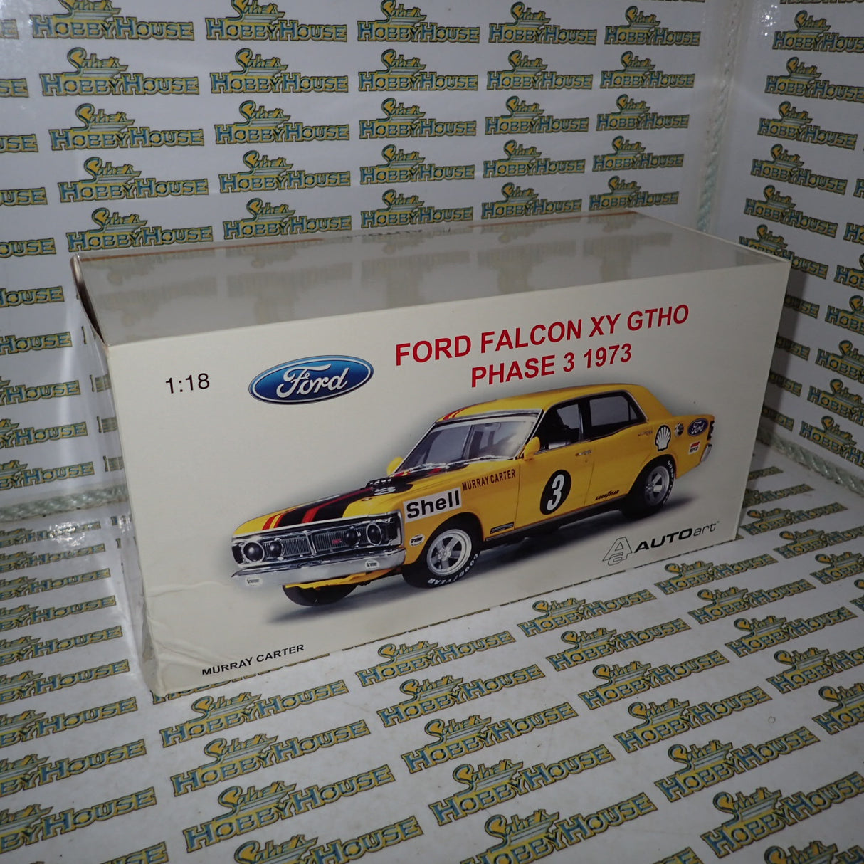 Biante AutoArt - 87310 1/18 Scale FORD FALCON XY GTHO PHASE 3 1973 MURRAY CARTER CAR #3