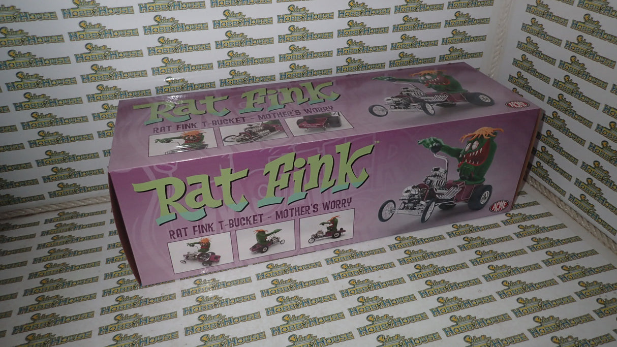 ACME A1800816 - ACME A1805022 - 1/18 Scale Rat Fink T-Bucket - Mother's Worry Diecast Scale Model Replica