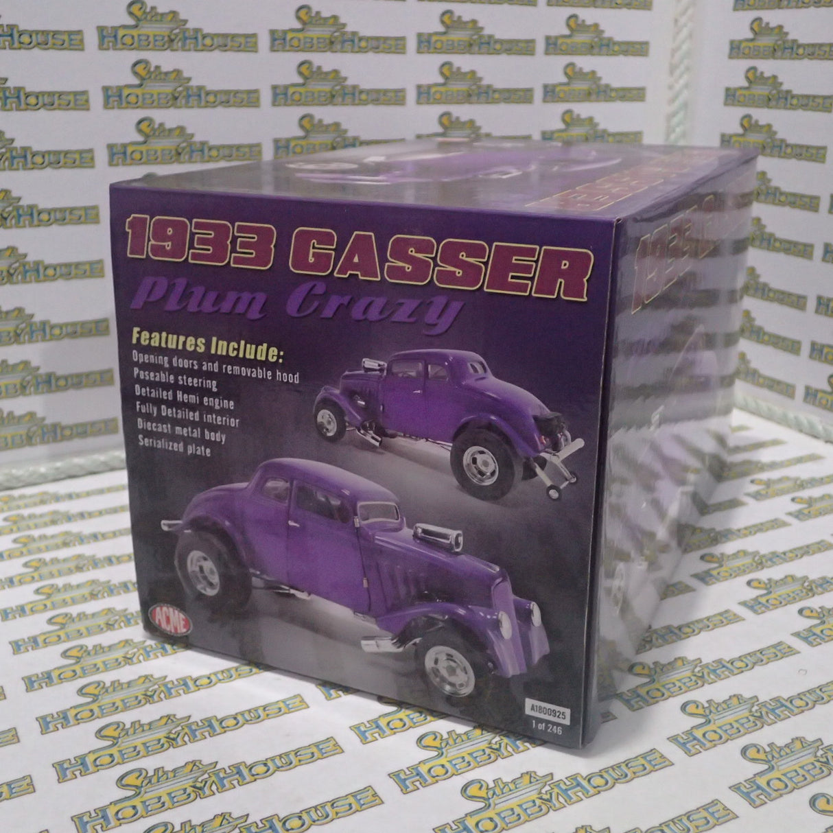 ACME A1800925 - 1/18 Scale 1933 GASSER - PLUM CRAZY