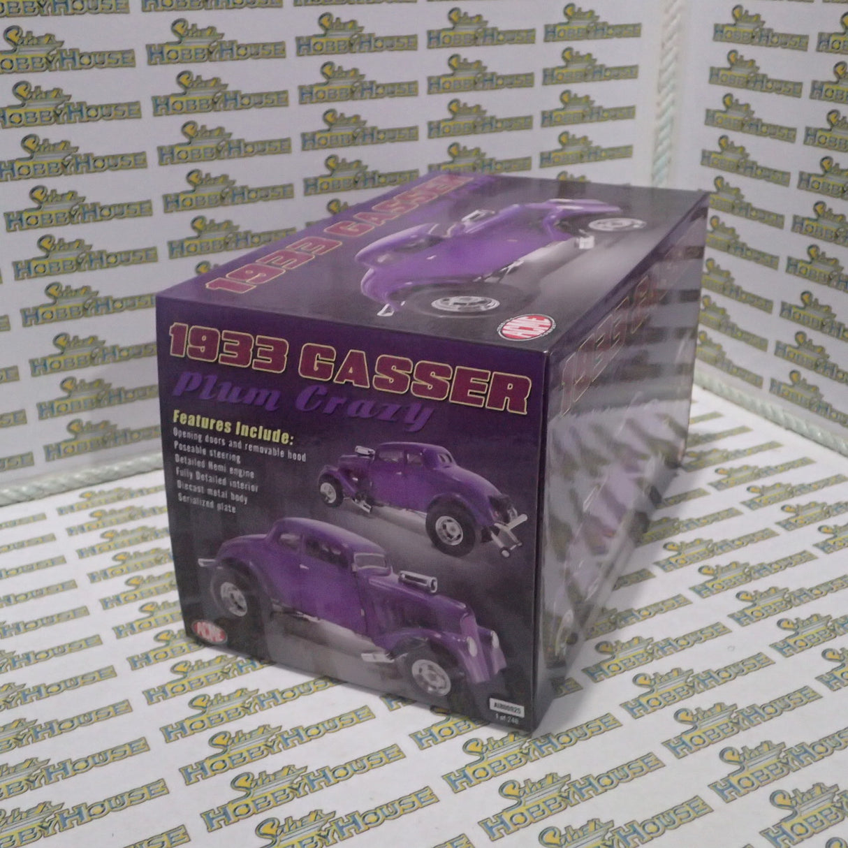 ACME A1800925 - 1/18 Scale 1933 GASSER - PLUM CRAZY