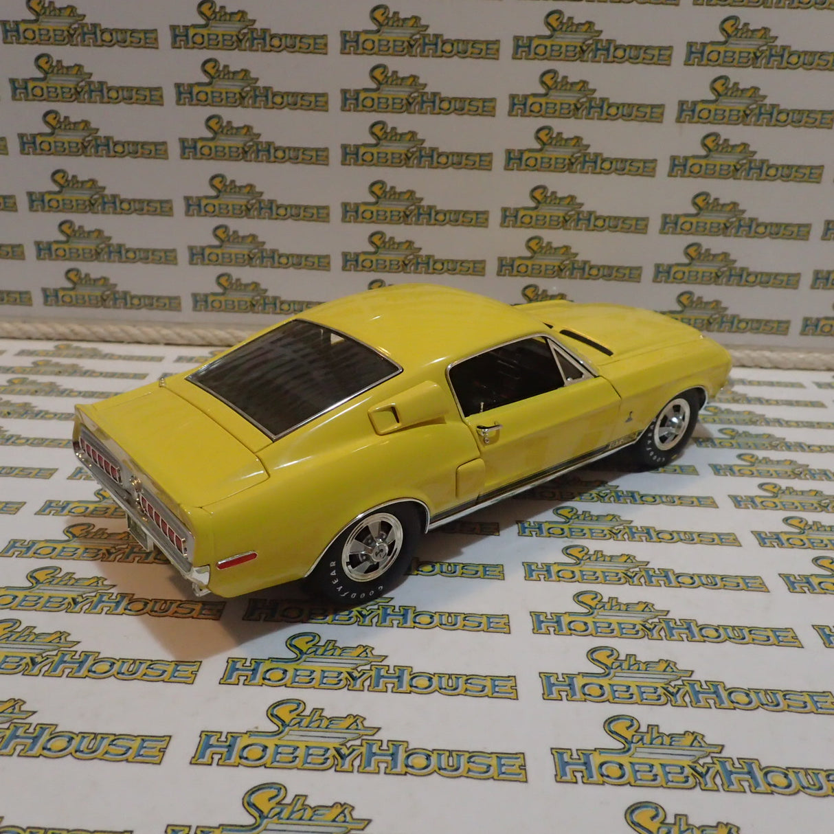 ACME A1801806 - 1/18 Scale 1968 Shelby GT 350 - "WT" Paint Scheme 6066 Yellow - Release 2