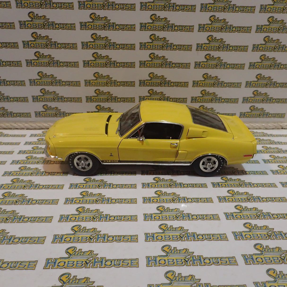 ACME A1801806 - 1/18 Scale 1968 Shelby GT 350 - "WT" Paint Scheme 6066 Yellow - Release 2