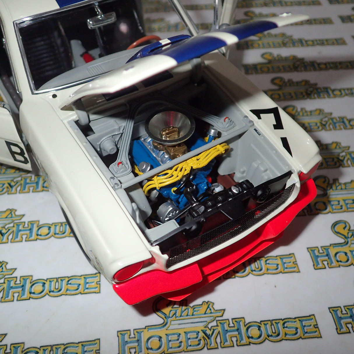 ACME A1801813 - 1/18 Scale Charlie Kemp 1965 Shelby G.T.350R only 123 Diecast Scale Model Replica's made