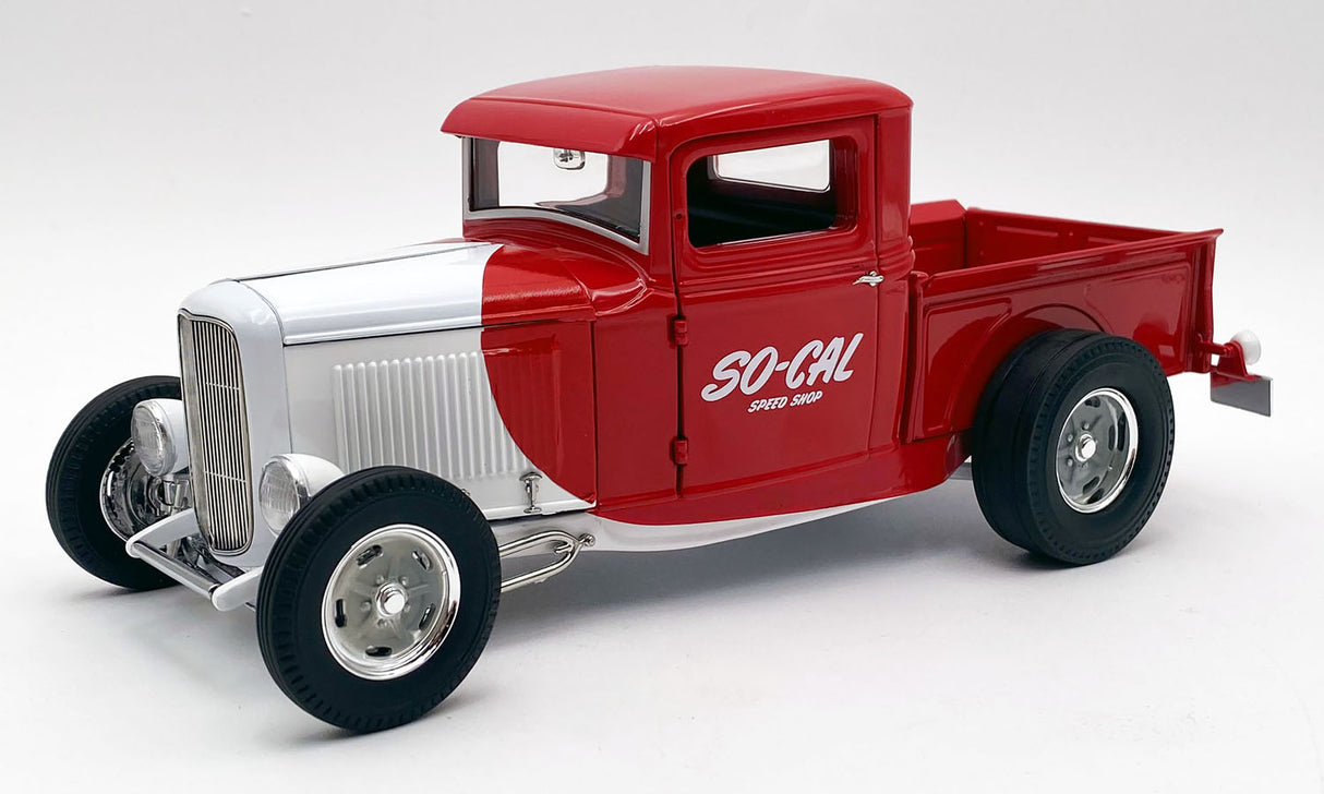 ACME A1804107 - 1/18 Scale 1932 Ford Truck - So-Cal Speed Shop Die-cast Model Replica