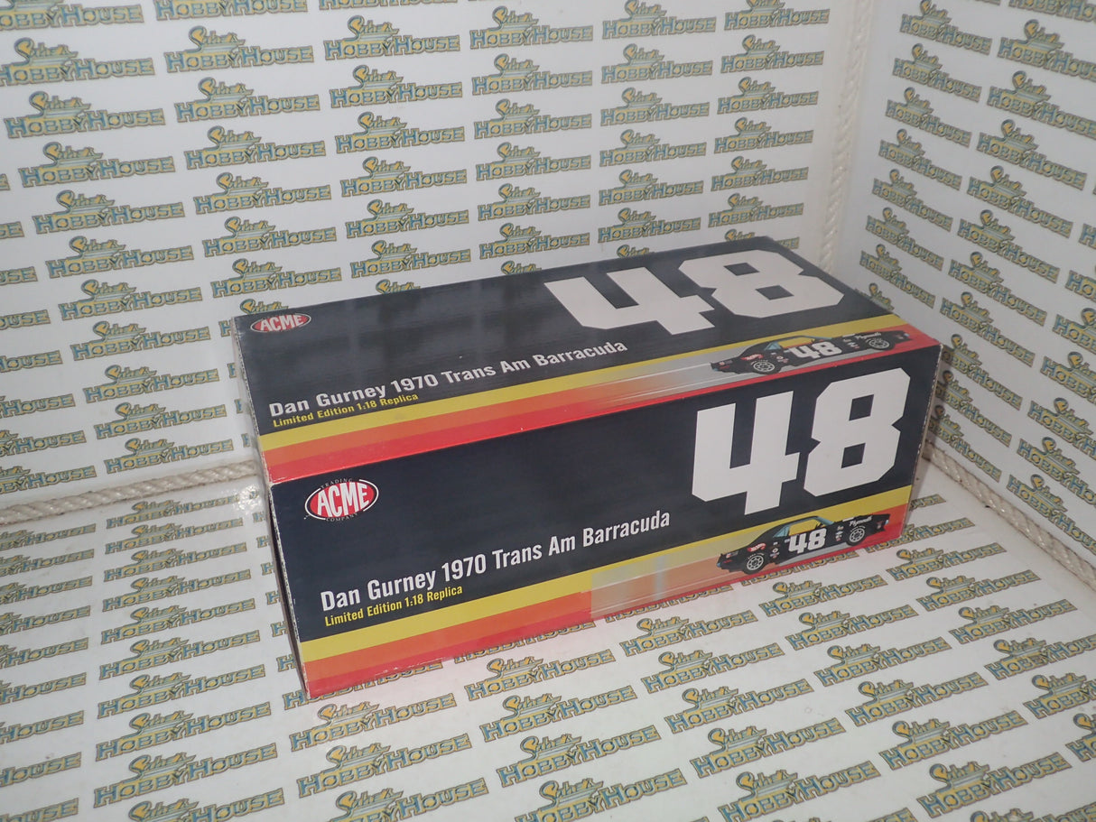 ACME A1806101B - 1/18 Scale Dan Gurney 1970 Trans Am Barracuda Street Version Diecast Model Replica