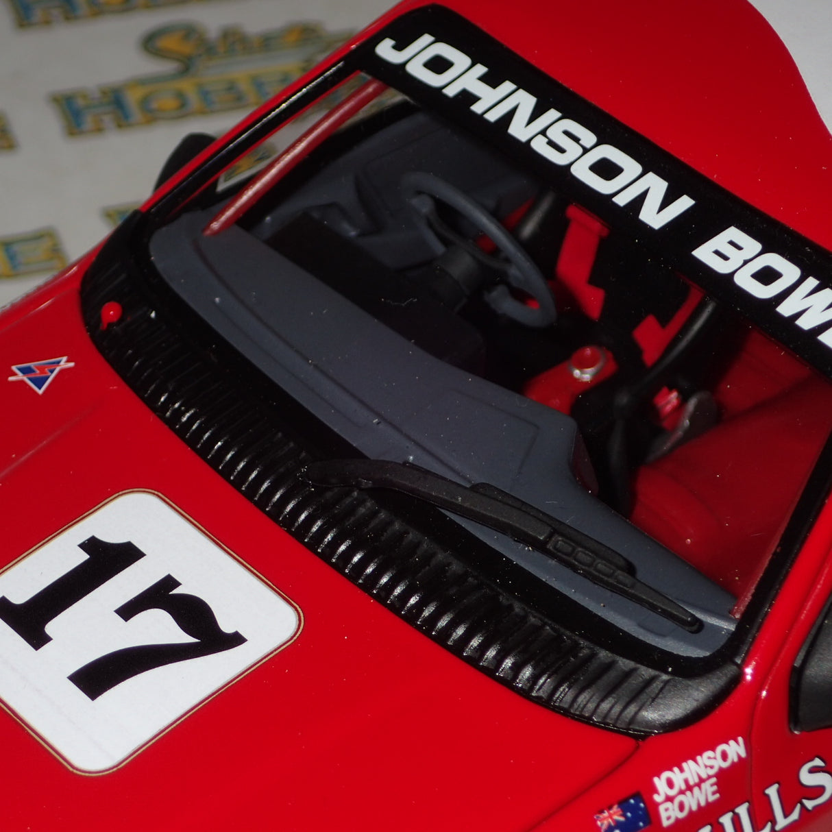 Apex Replicas Resale AD81104 - 1/18 Scale DJR Dick Johnson Racing #17 Johnson/Bowe Winner Bathurst 1989 Diecast Scale Model Replica
