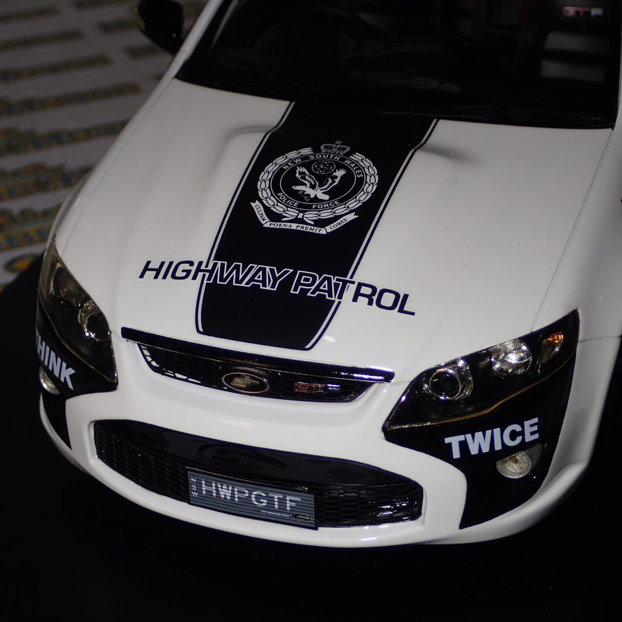 Apex Replicas - 1/18 Scale - FPV GT-F NSW Police Highway Patrol HWP152 Resin Scale Model Replica