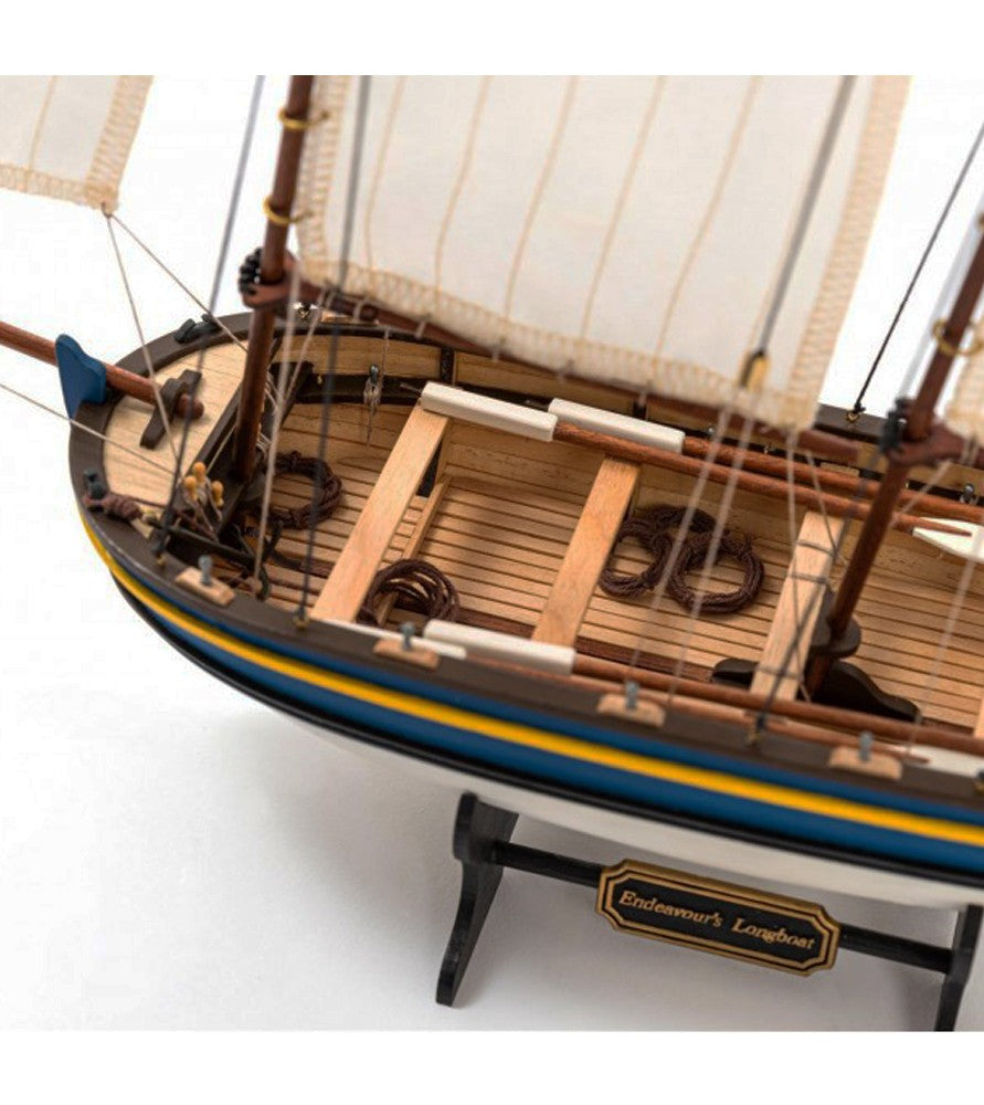 Artesania Latina ART-19005 - 1/50 Scale HMS Endeavour's Captain Longboat Wooden Ship Model