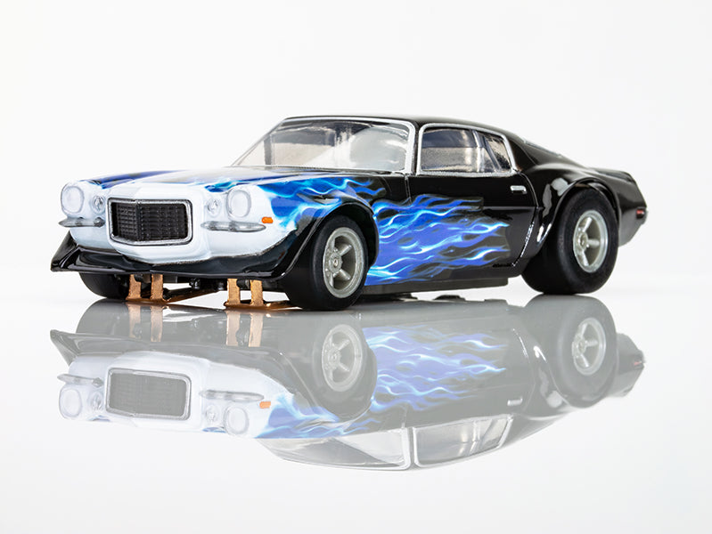 AFX 22046 – Camaro 1973 Wild Fire Blk/Blu