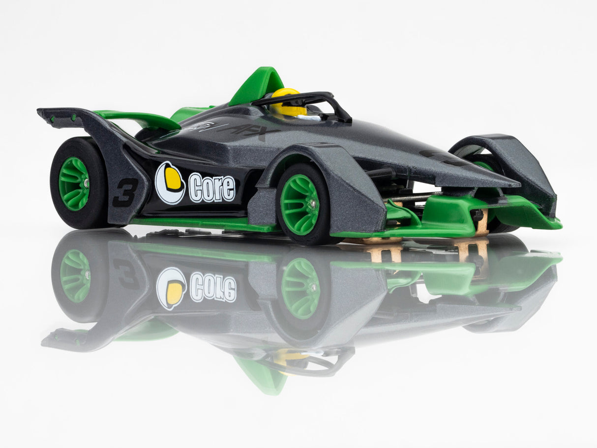 AFX 22064 - 2024 Formula N #3 Slvr/Grn Slot Car