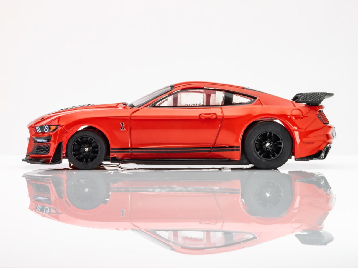 AFX 22077 - HO Scale 2021 Shelby Mustang GT500 Race Red Slot Car