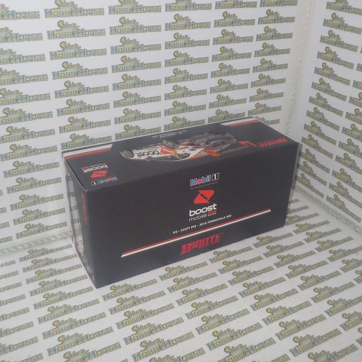 Biante B18H18Q – 1/18 Scale – Holden ZB Commodore V8 Supercar COTF Mobil 1 Boost Mobile Racing #2 Scott Pye 2018 Townsville 400 Diecast Scale Model Replica