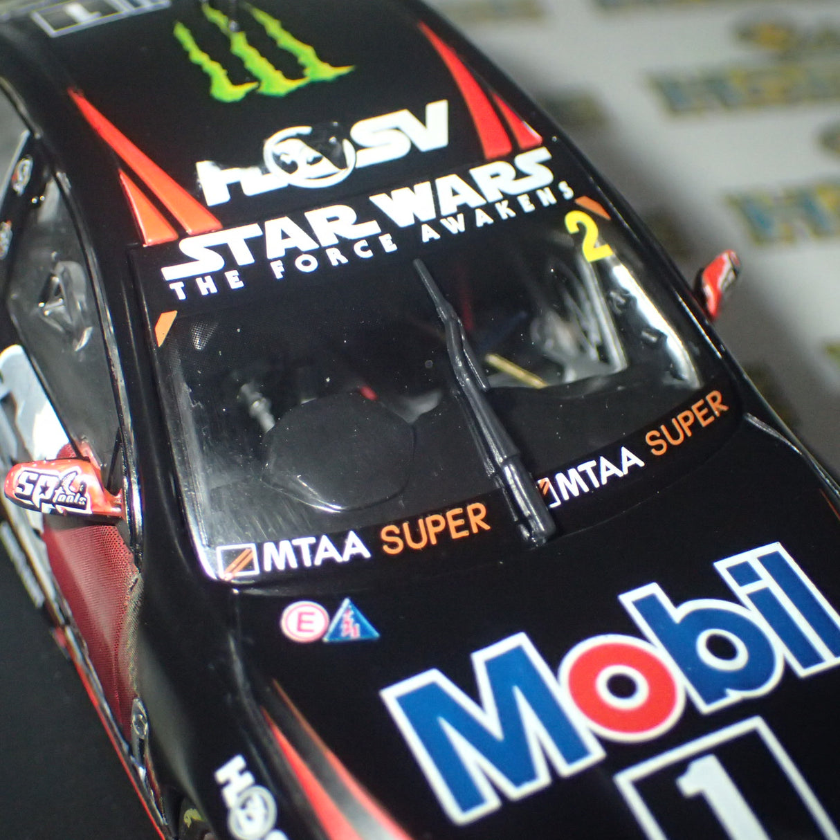 Biante B43H15N - 1/43 Scale Star Wars Livery Holden VF Commodore V8 Supercar Holden Racing Team - 2015 V8 Supercars Supercheap Auto Bathurst 1000 #2 Garth Tander/Warren Luff