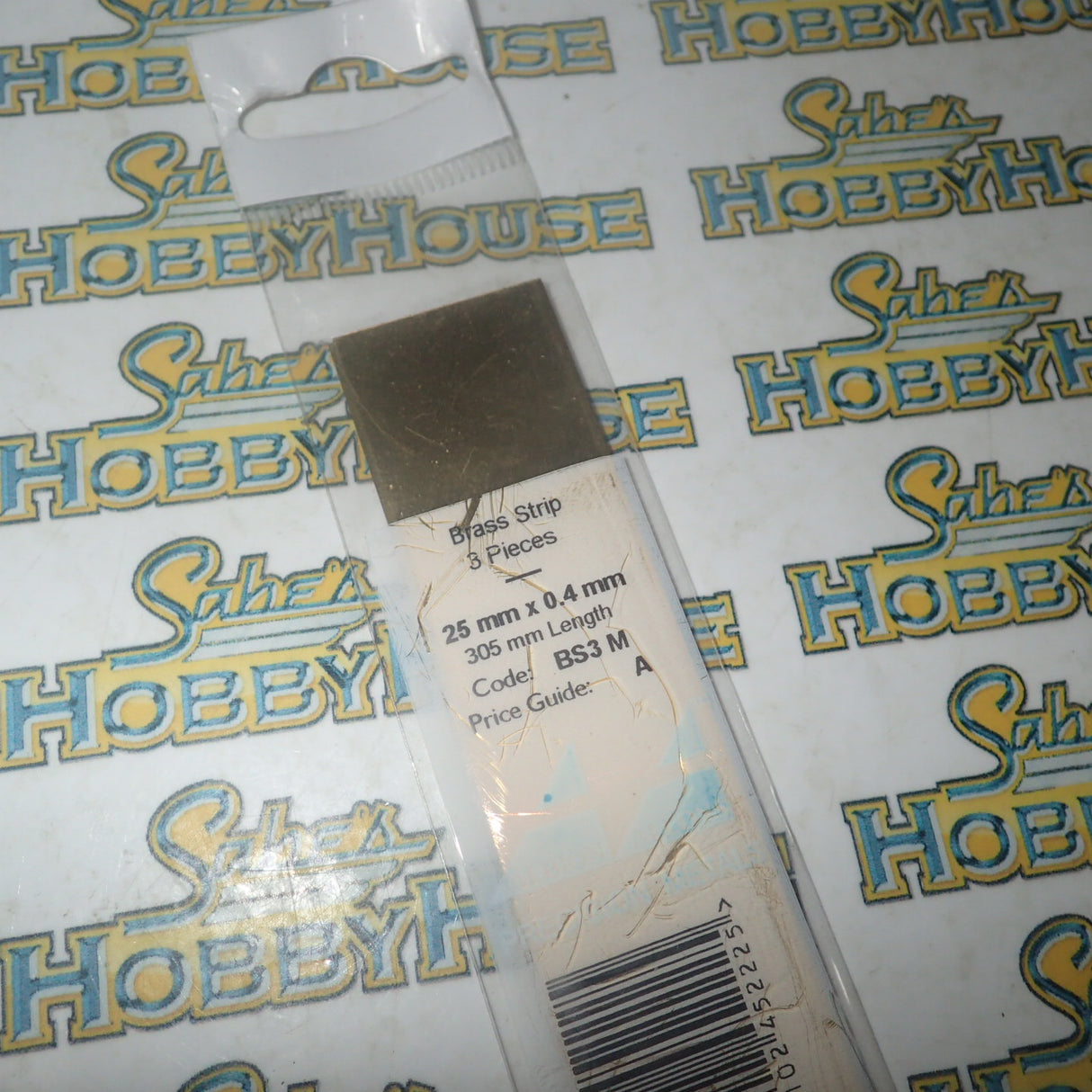 Albion Alloys BS3 M - Precision Metals Brass Strip (25mm x 0.4mm) 305mm Long