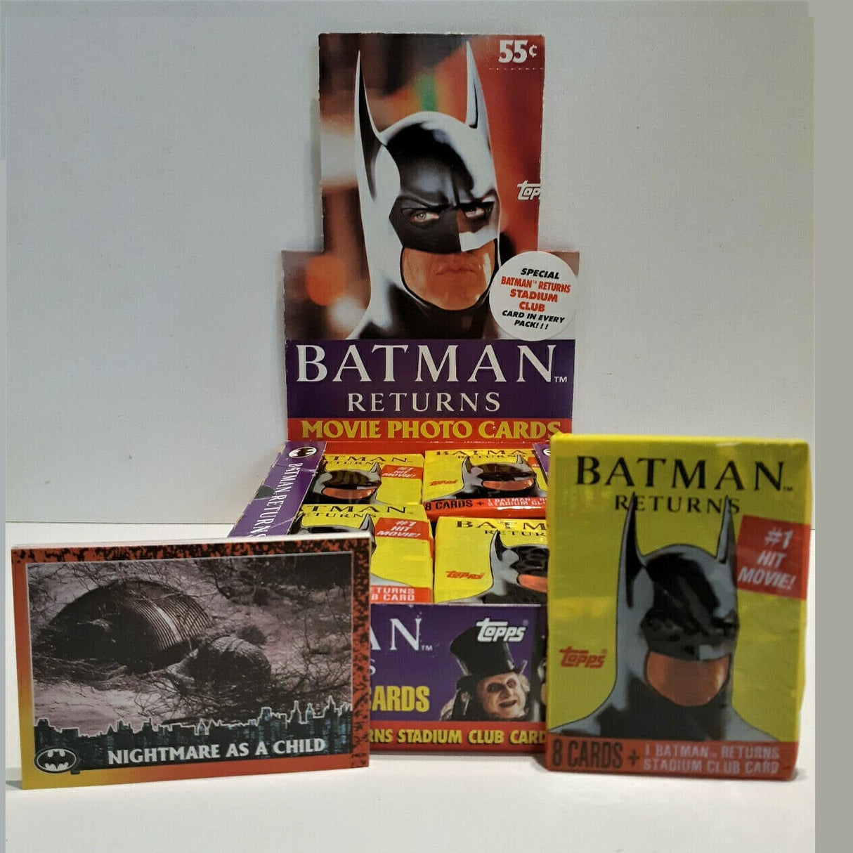 Topps - 1991 Batman Returns Movie Photo Trading Cards Full Box Including Original Box
