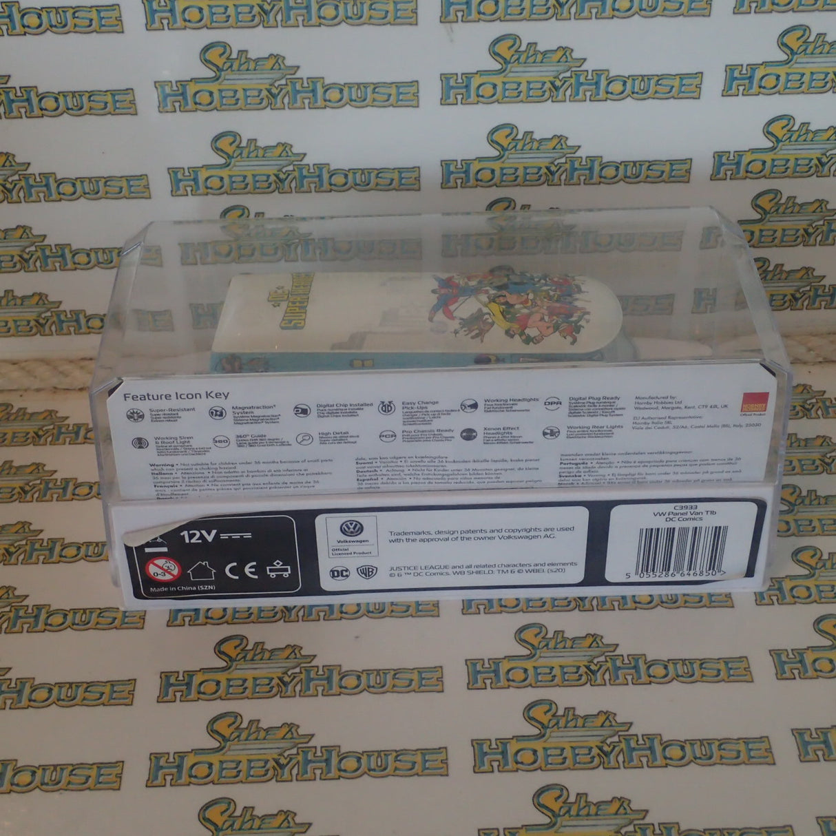 Scalextric C3933 - 1/32 Scale VW Panel Van T1b DC Comics Slot Car