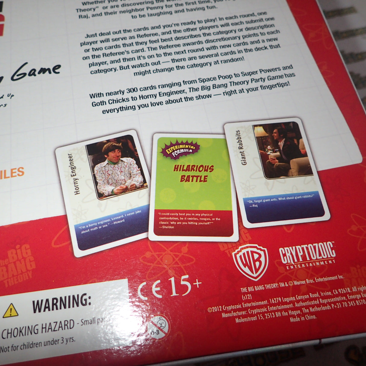 The Big Bang Theory Party Game by Cryptozoic