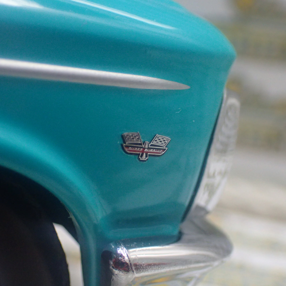 DDA DDA002 - 1/18 Scale Artisan Collection 1965 Ford XP Falcon in Teal Die-cast Model Replica