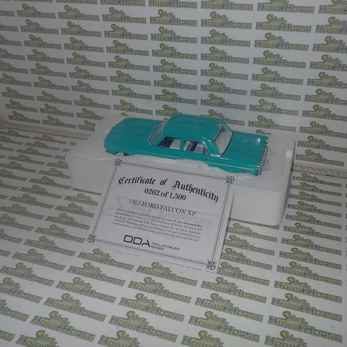 DDA DDA002 - 1/18 Scale Artisan Collection 1965 Ford XP Falcon in Teal Die-cast Model Replica