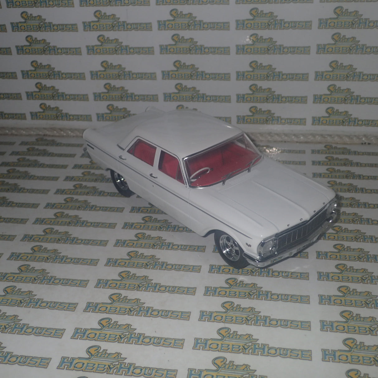 DDA DDA003-B - 1/18 Scale Artisan Collection 1965 Ford XP Falcon in White with Mag Wheel Variation Diecast Scale Model Replica