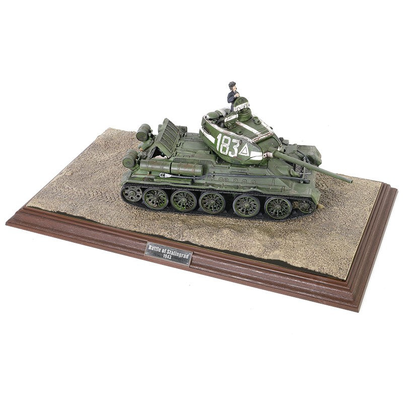 Forces of Valor 881001A - Display Base Frame (Medium Size) Mahogany + 3 Metal Nameplates