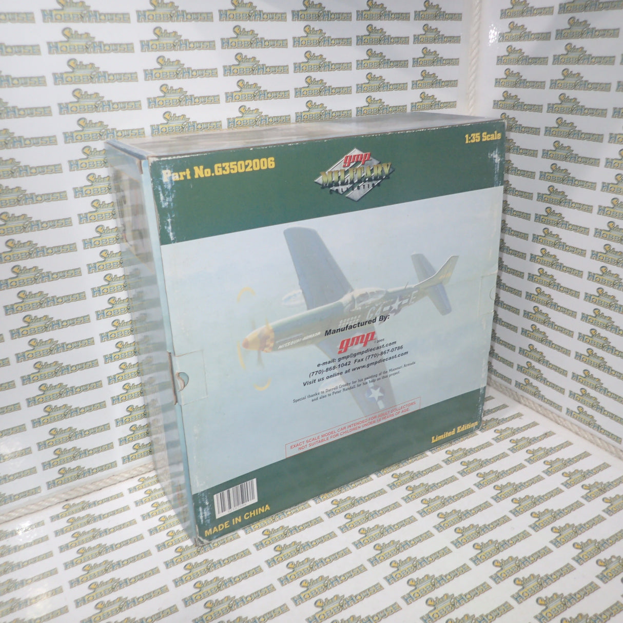 GMP G3502006 - 1/35 Scale P-51D Mustang 44-14789 Missouri Armada Die-Cast Plane