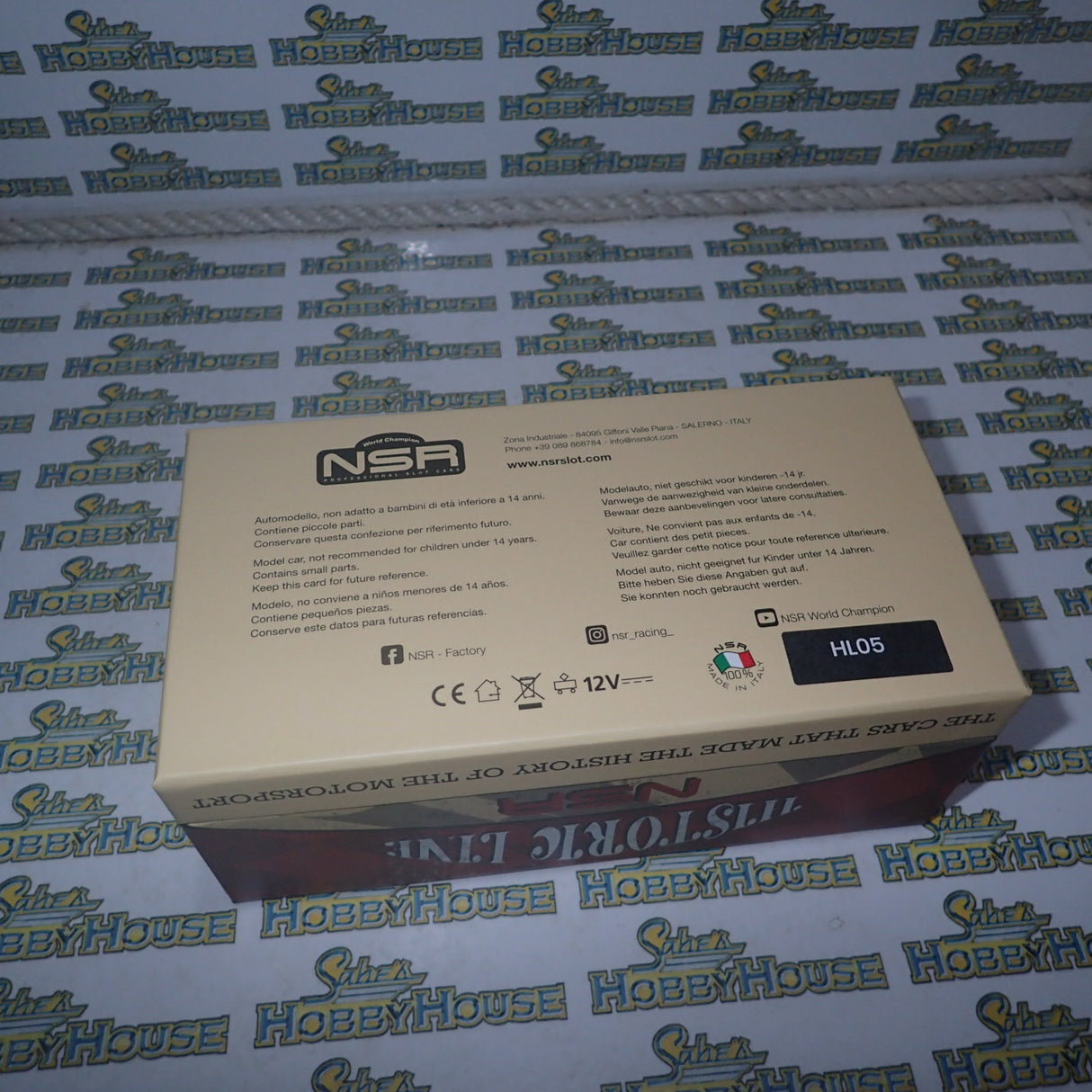 NSR HL05 - 1:32 SCALE FORMULA 86/89 - ROTHMANS AS #2 LIVERY