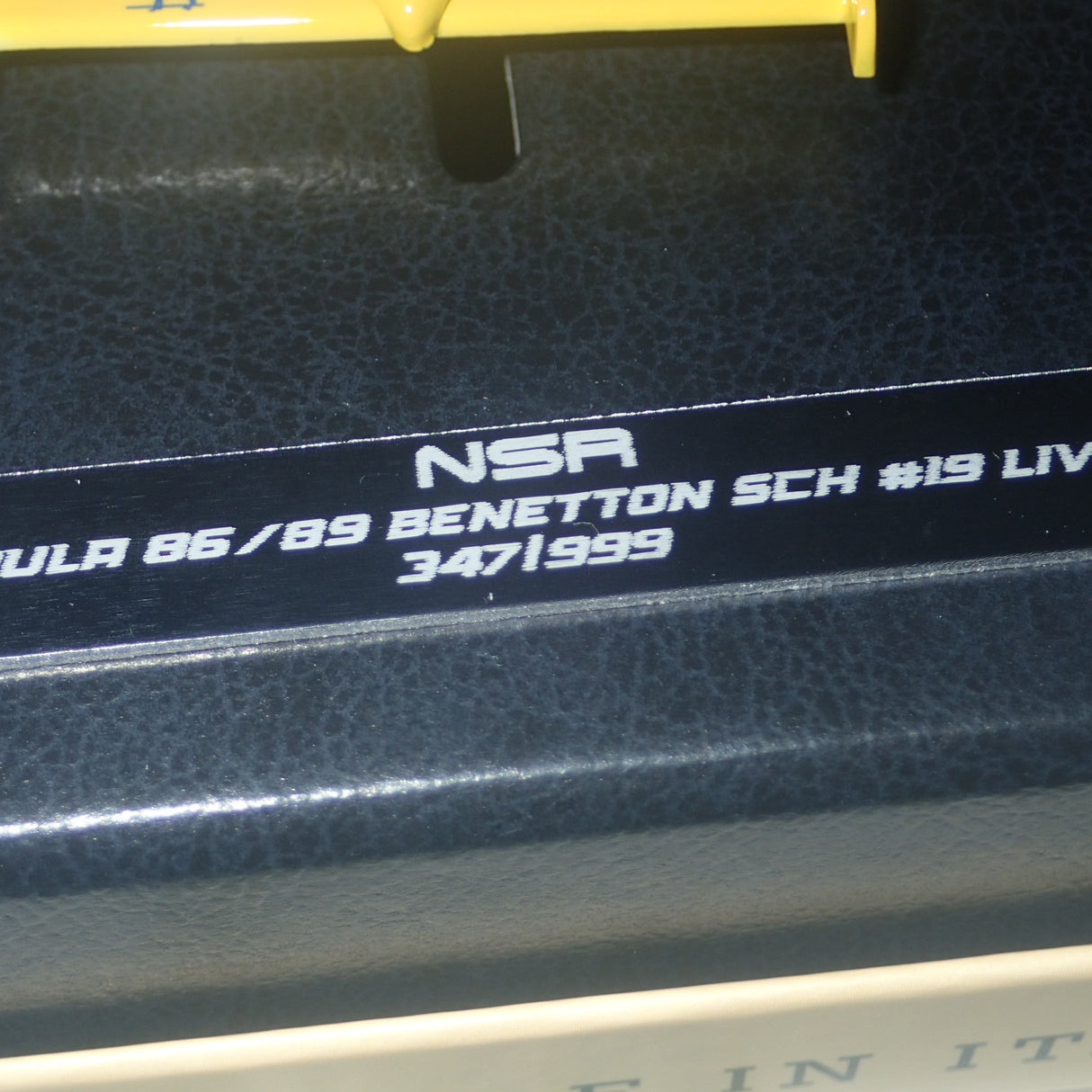 NSR NHL06 - 1:32 SCALE FORMULA 86/89 - BENETTON CAMEL SCH #19 LIVERY