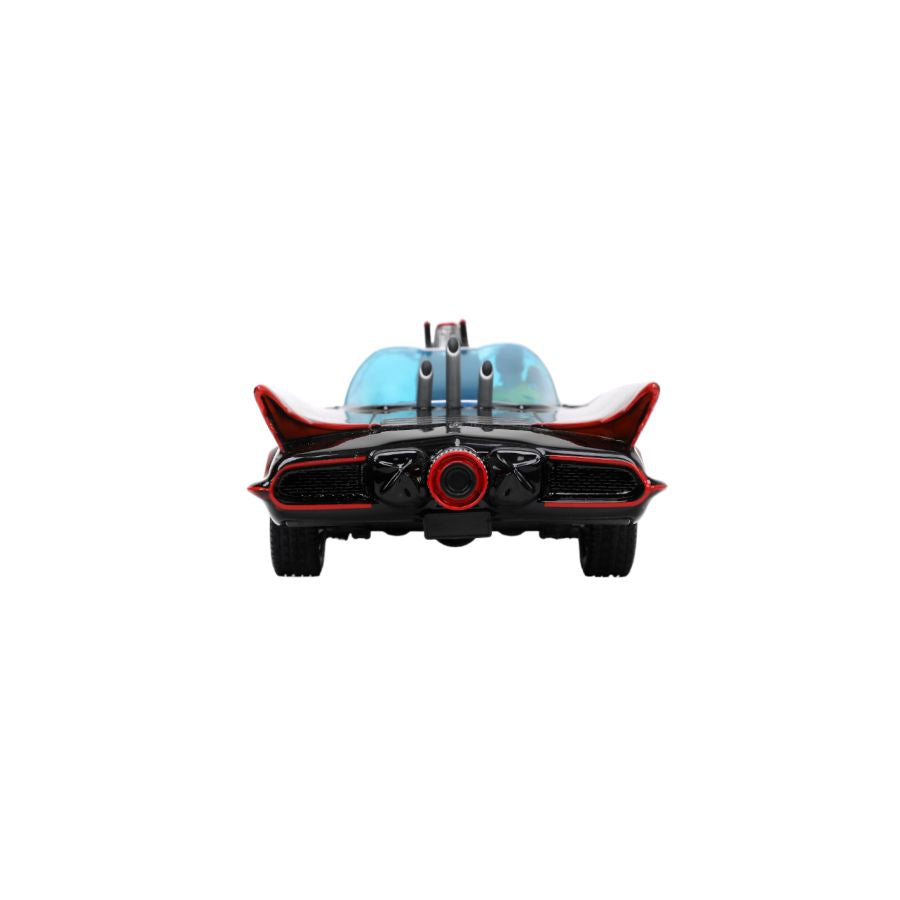 Jada Toys JAD33737 - 1/24 Scale Batman (TV) - Classic Batmobile with 4 Figures 1:24 Scale Set Diecast Model Replica