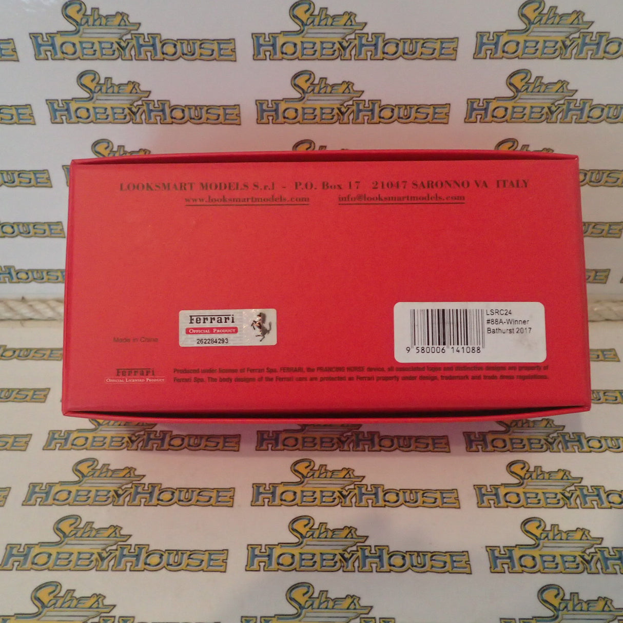 Looksmart Models LSRC24 - 1/43 Scale - Ferrari 488 GT3 #88A Bathurst 2017 Winner Scale Model Replica