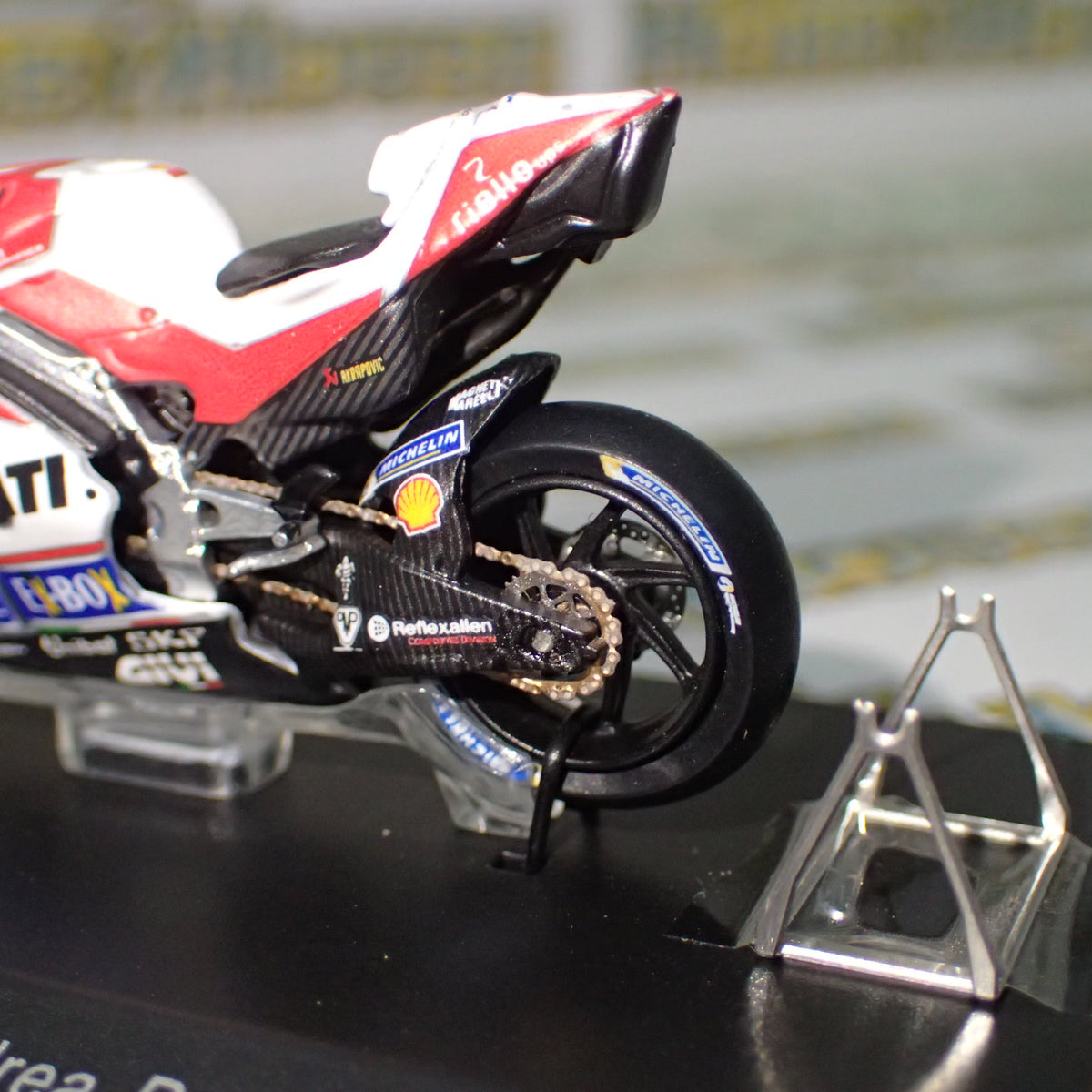 Spark Models M43045 - 1/64 Scale - Ducati GP17 #04 - Ducati Team Winner Italian GP - Mugello - 2017 Andrea Dovizioso Scale Model Replica