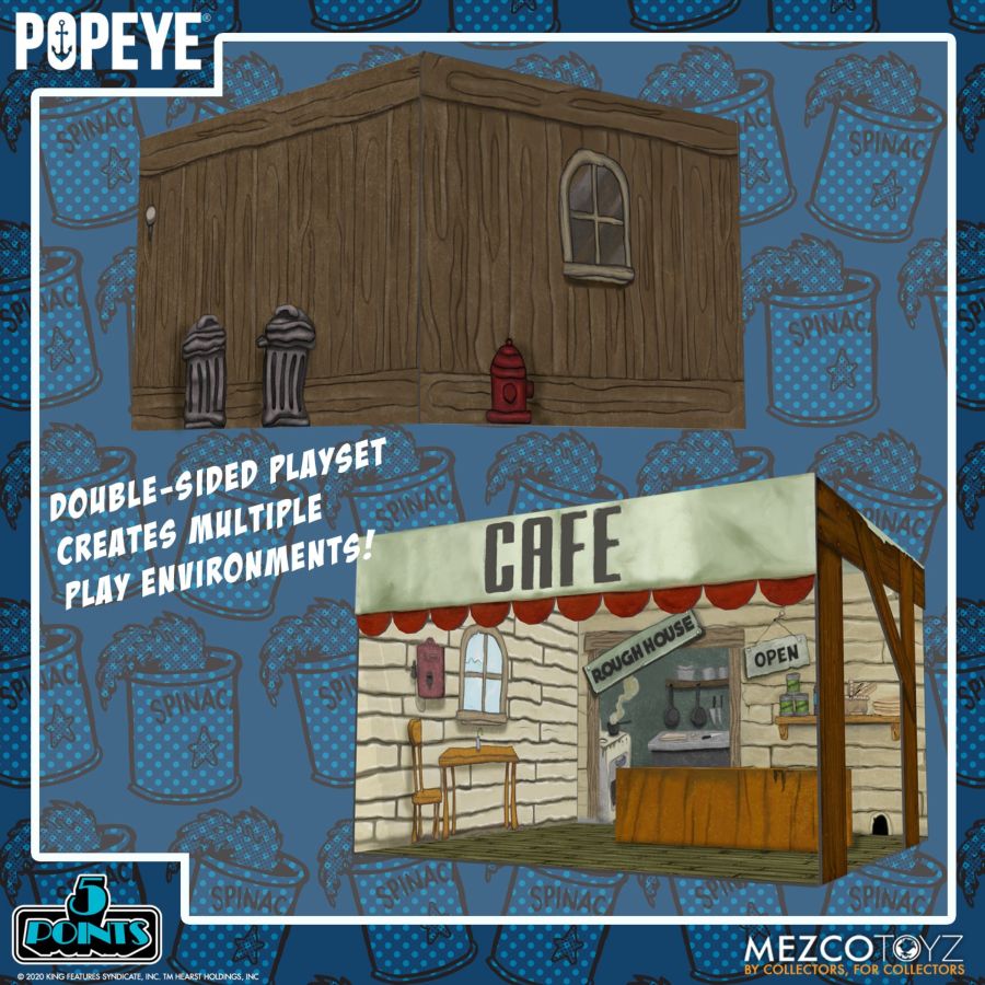 Mezco Toyz 18060 - Popeye - 5 Points Deluxe Boxed Set