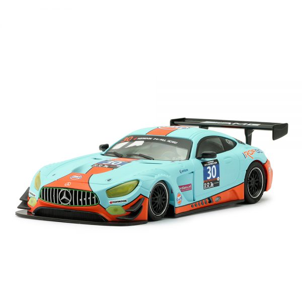 NSR SLOT CARS N0153AW- 1:32 SCALE Mercedes-AMG GT3 GULF EDITION 24H PAUL RICARD 2016 #30