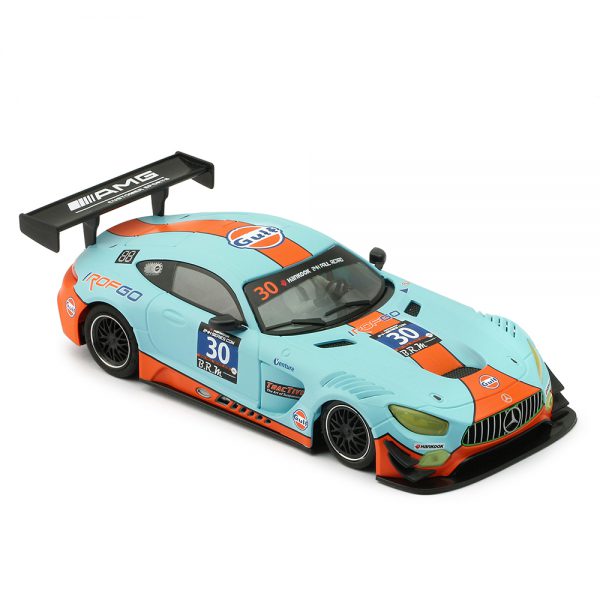 NSR SLOT CARS N0153AW- 1:32 SCALE Mercedes-AMG GT3 GULF EDITION 24H PAUL RICARD 2016 #30