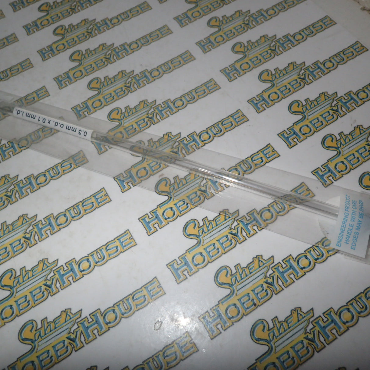 Albion Alloys NST03 - Precision Metals Nickel Silver Tube (0.3mm X 0.12mm) 305mm Long