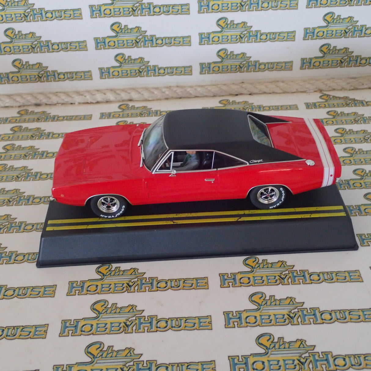 PIONEER SLOT CARS P159 - 1968 DODGE CHARGER HEMI 426, RED