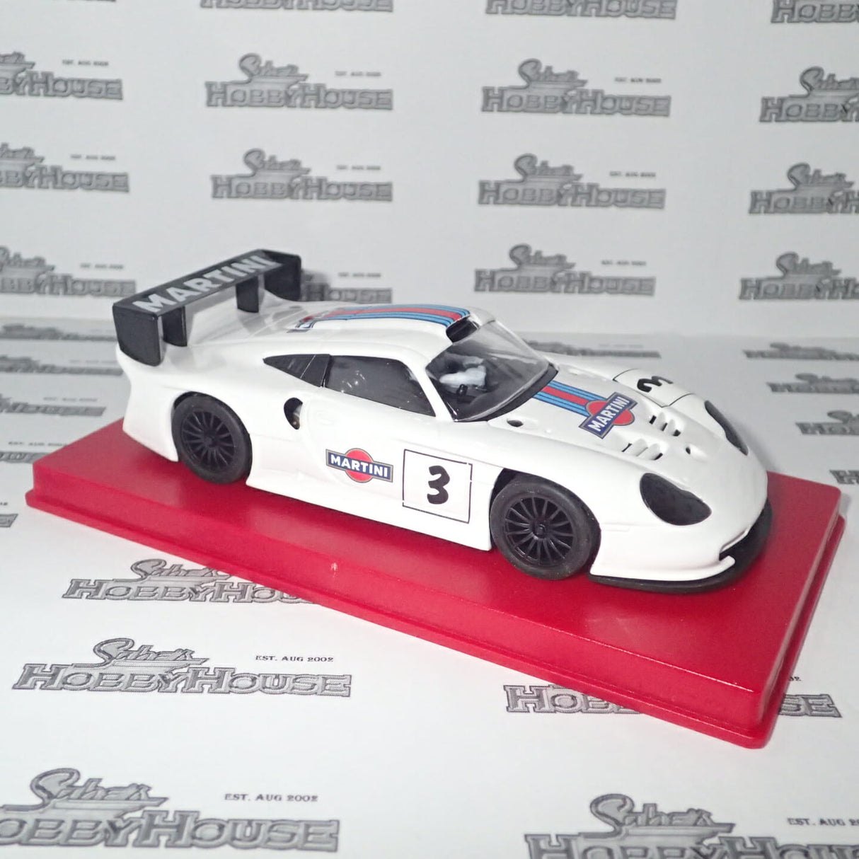 FlySlot - 1/32 Scale - Starters Series - #87002 Porsche GT1 EVO Martini Slot Car
