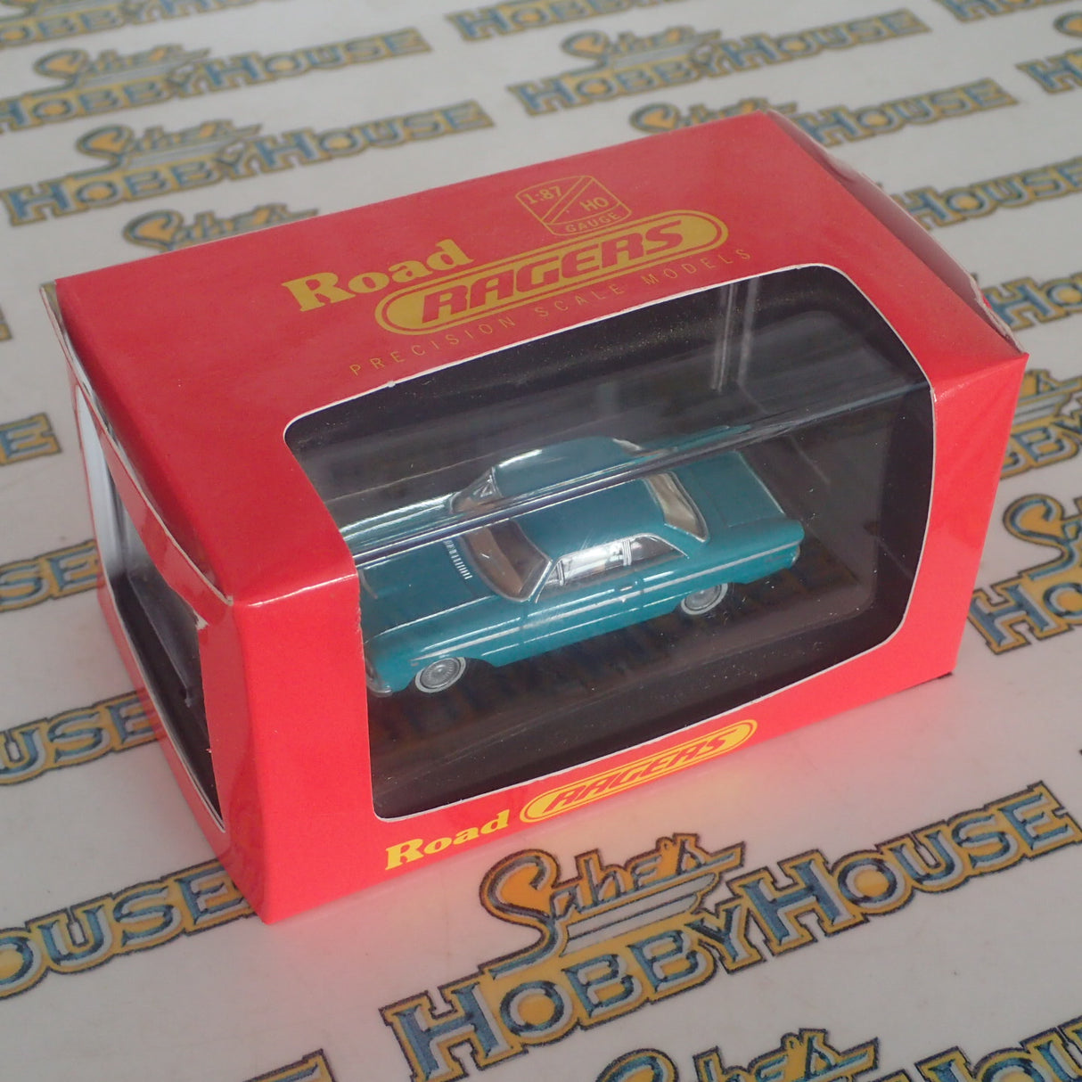 Road Ragers Precision R.022 Scale Models – 1:87/HO 1964 XM Coupe Tourquoise Mist