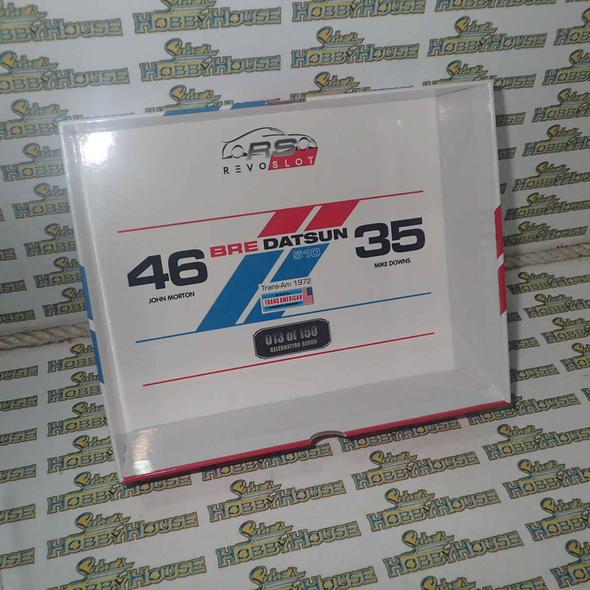 Revo Slot RS0202 – 1/32 Scale DATSUN 510 TWIN SET #35 & #46 SCCA TRANSAM 1972 Mike Downs & John Morton