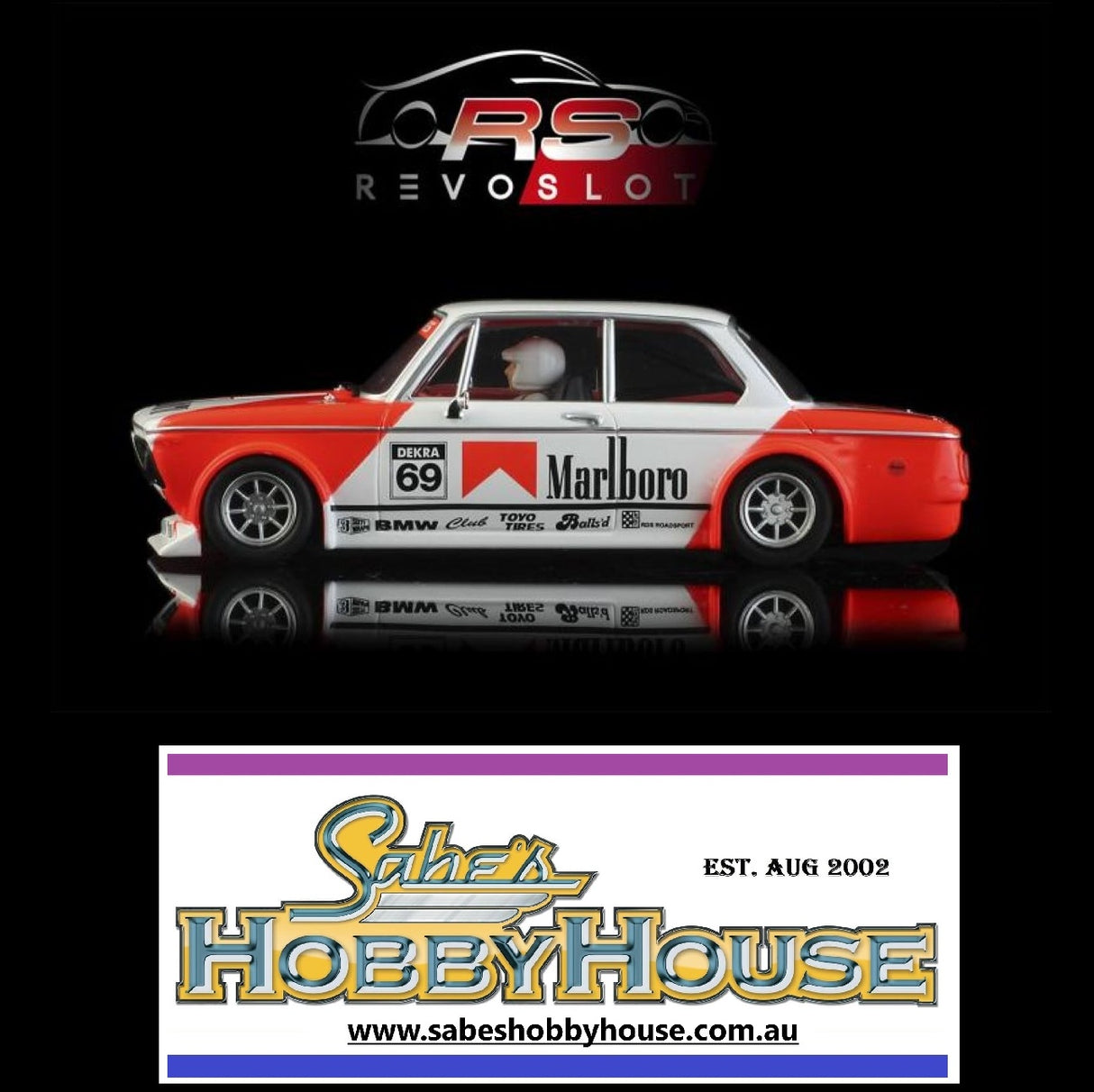 Revo Slot RS095 – 1/32 Scale BMW 2002 MARLBORO #69