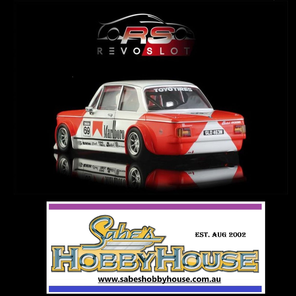 Revo Slot RS095 – 1/32 Scale BMW 2002 MARLBORO #69