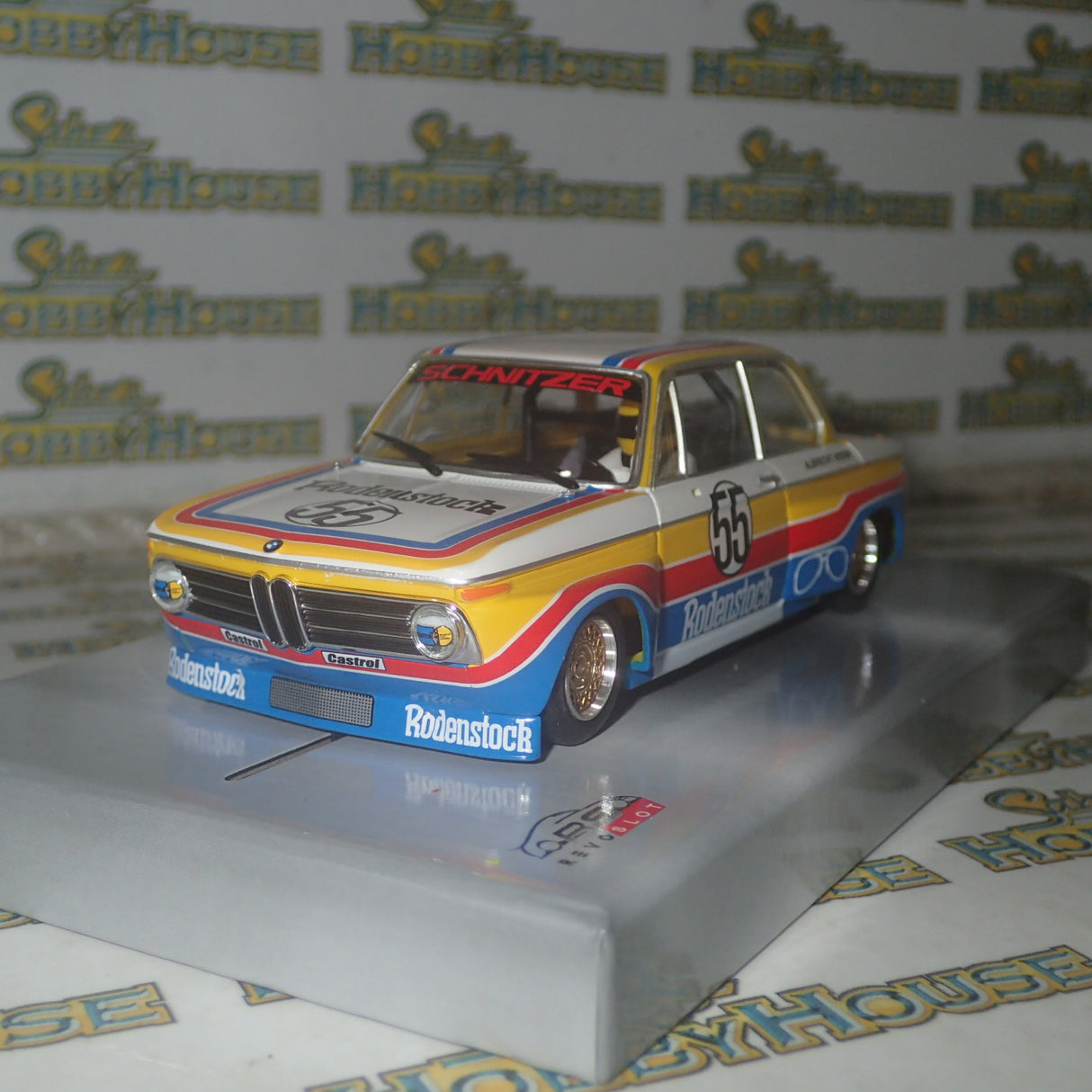 Revo Slot RS097 – 1/32 Scale BMW 2002 Schnitzer Rodenstock No.55