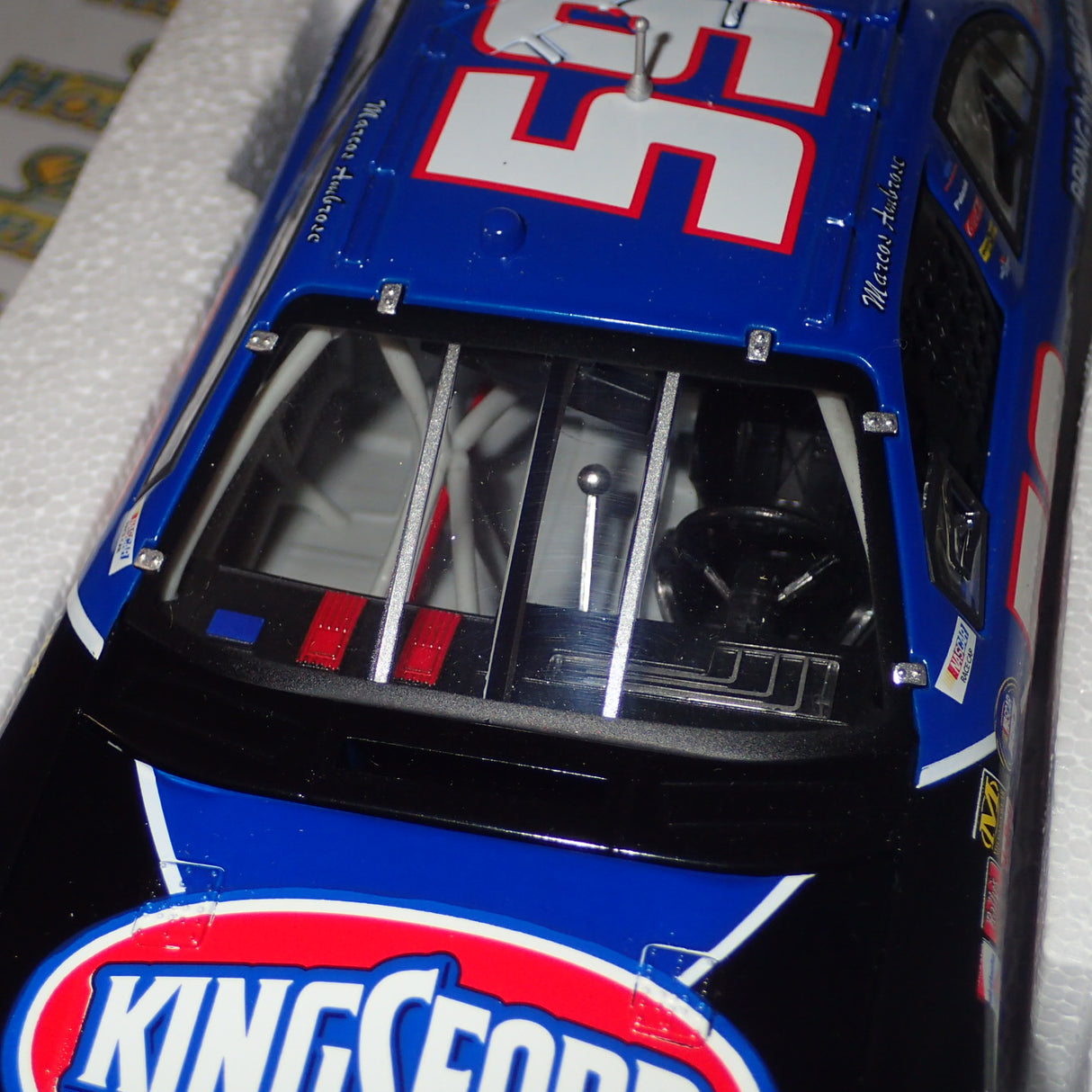 CFS Checkered Flag Sports - 1/24 Scale - Champion Series - 2008 Ambrose #59 “Kingsford Tailgate” Ford Fusion Diecast Model Replica
