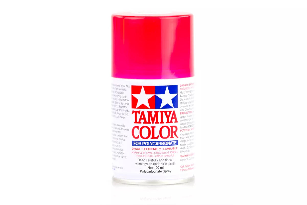 Tamiya 86037 - PS-37 Translucent Red Polycarbonate Spray Paint 100ml