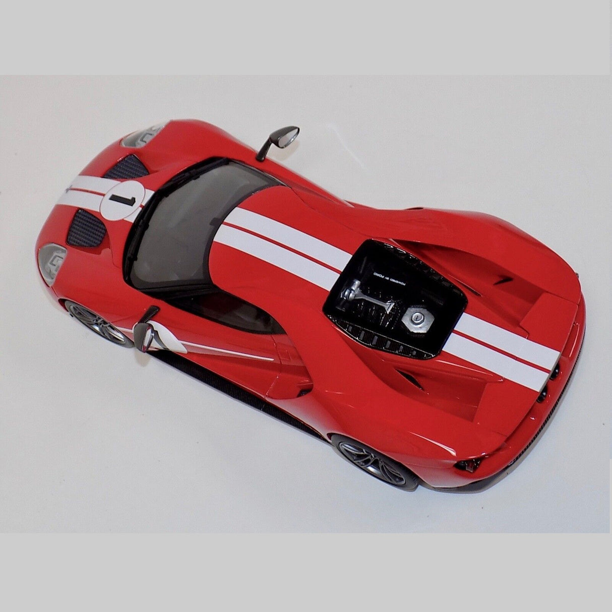 GT Spirit - 1/18 Scale - US008 2018 Ford GT Red Heritage Edition #1 Scale Model Replica