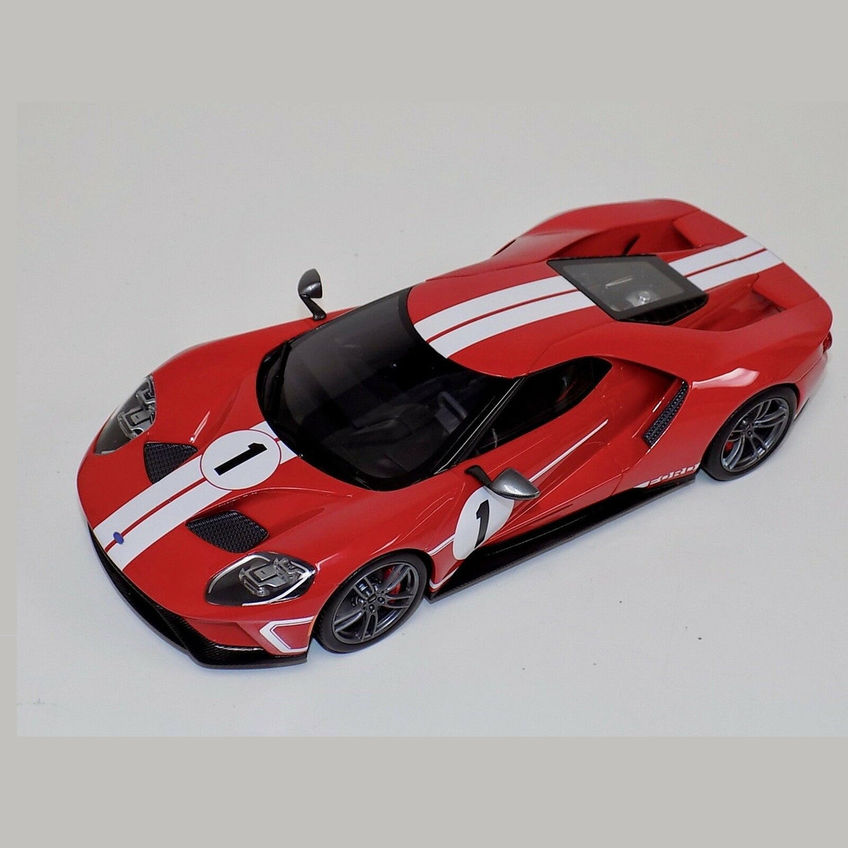 GT Spirit - 1/18 Scale - US008 2018 Ford GT Red Heritage Edition #1 Scale Model Replica
