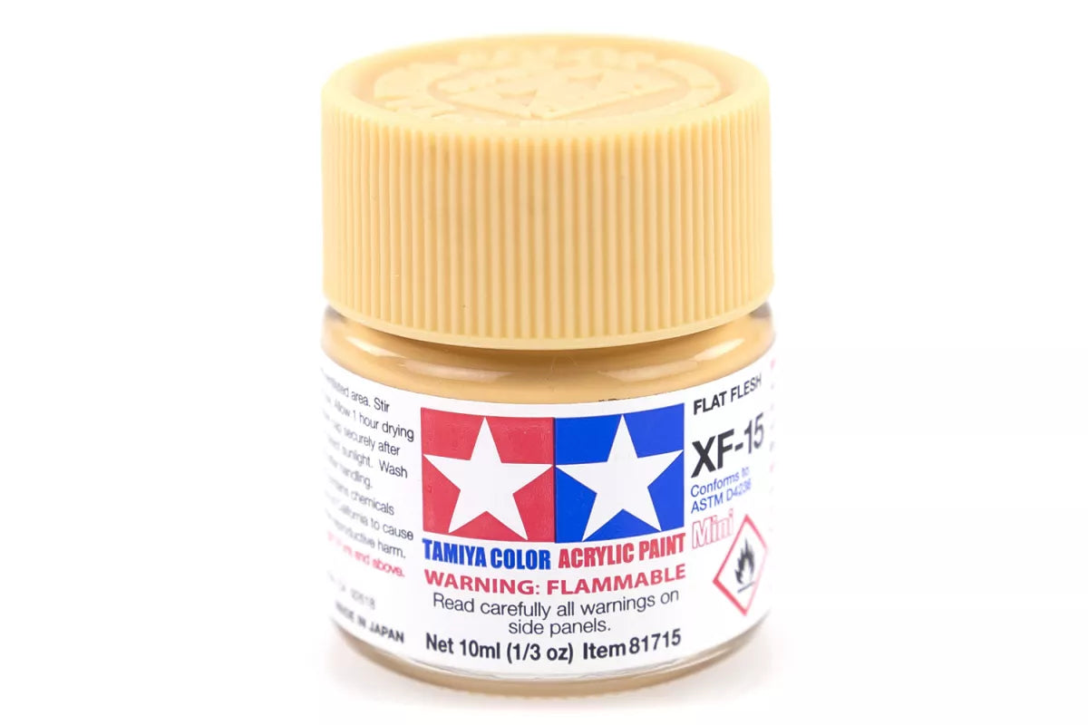 Tamiya - XF-15 Flat Flesh Acrylic 10ml Paint Pot