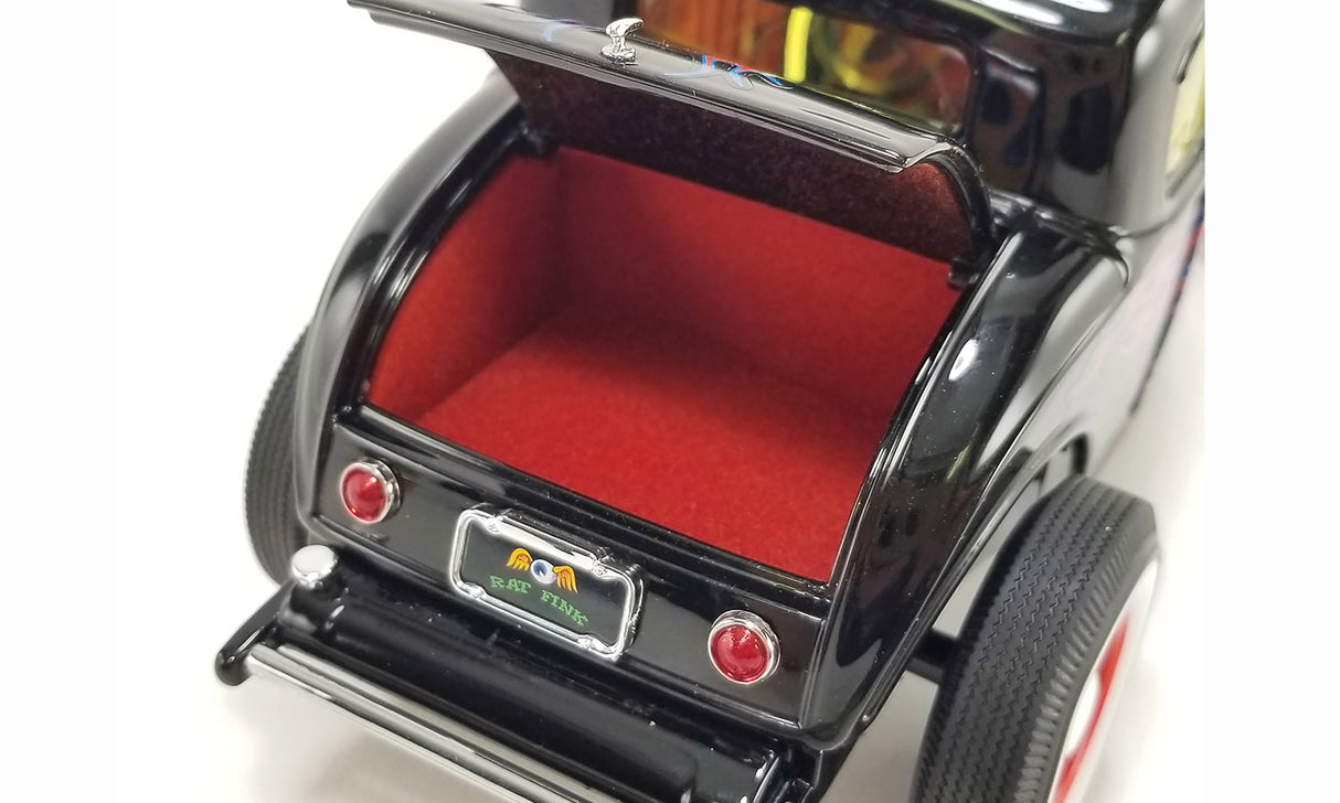 ACME A1805022 - 1/18 Scale 1932 Ford Blown 5 Window w/ Rat Fink figure Diecast Scale Model Replica
