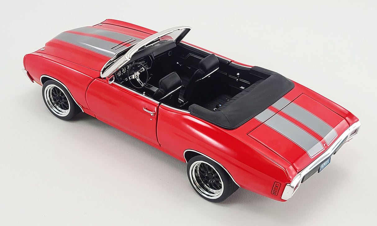 ACME A1805518 - 1/18 Scale 1970 CHEVROLET CHEVELLE SS CONVERTIBLE RESTOMOD Diecast Scale Model Replica